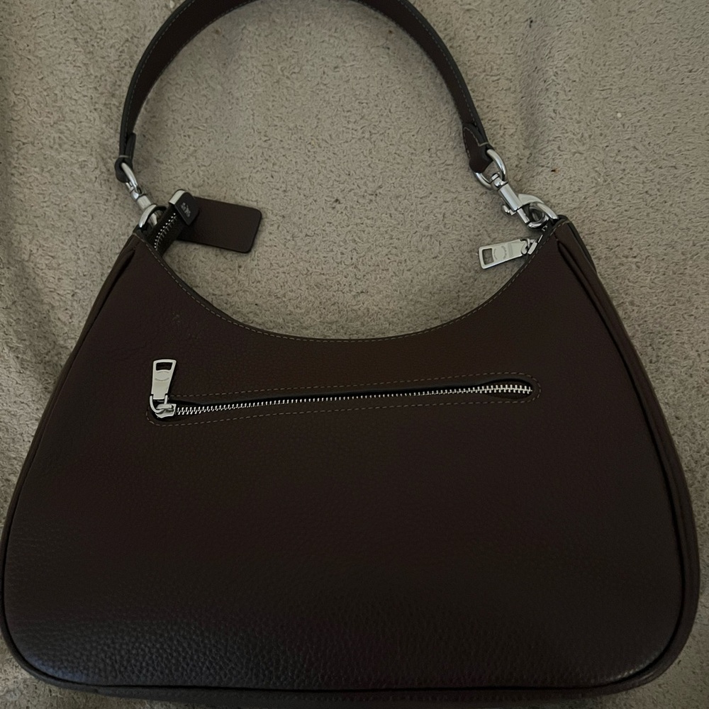 Coach Brown Leather Shoulder Bag - Picture 2 of 2